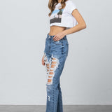 HIGH RISE MOM JEANS