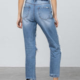 HIGH RISE MOM JEANS