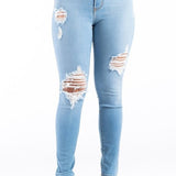 KYLIE SKINNY JEAN IN LIGHT WASH