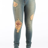 Kylie Skinny Jean in Sand