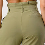 TWO PIECE PANT SET, BELT INCLUDED