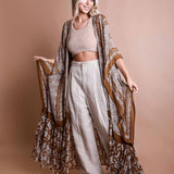 Paisley Tapestry Free Flow Kimono