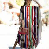 Wide Dress -Stripes