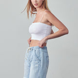 MID-RISE SLOUCH SHORTS