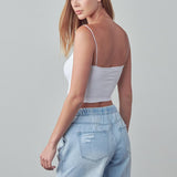 MID-RISE SLOUCH SHORTS