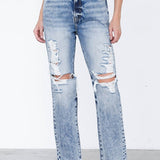 Ripped Boyfriend Jeans
