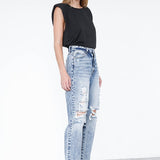 Ripped Boyfriend Jeans
