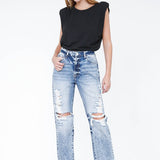 Ripped Boyfriend Jeans