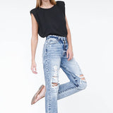Ripped Boyfriend Jeans