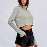Frayed Black Shorts