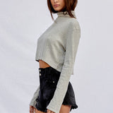 Frayed Black Shorts