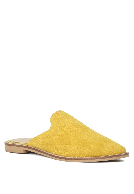 LIA SUEDE MULES