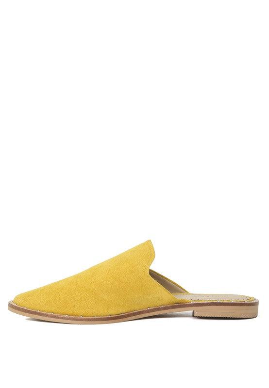 LIA SUEDE MULES