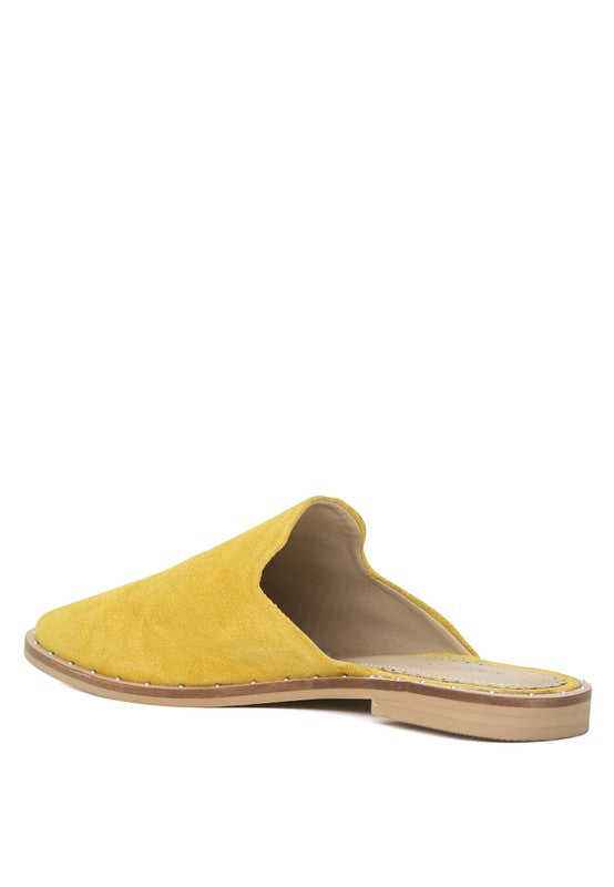 LIA SUEDE MULES
