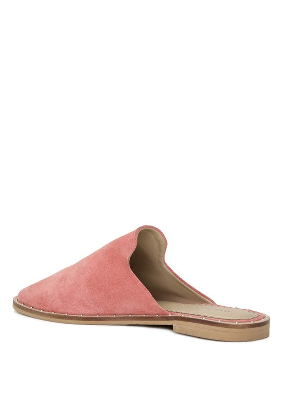 LIA SUEDE MULES