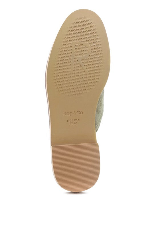 LIA SUEDE MULES