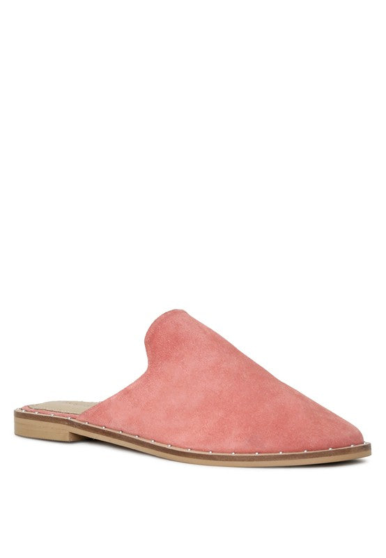 LIA SUEDE MULES