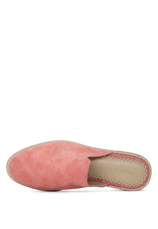 LIA SUEDE MULES