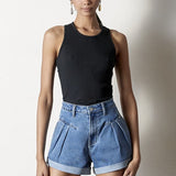 HIGH RISE SHORTS