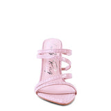 NEW AFFAIR Croc Metal High Heeled Sandals