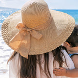 Scallop Edge Bow Accent Sunhat