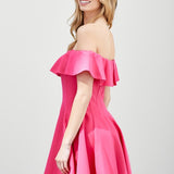 A Line Ruffle Dress