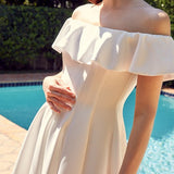A Line Ruffle Dress