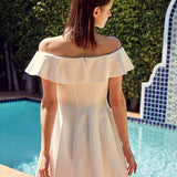 A Line Ruffle Dress