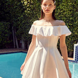 A Line Ruffle Dress