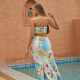 Womens 2pcs Long Skirt Set