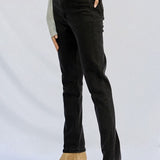 HIGH WAISTED STRAIGHT JEANS