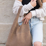 Soft Knit Hobo Bag