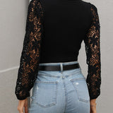 Women's Long Sleeve Round Neck Sweater