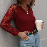 Women's Long Sleeve Round Neck Sweater