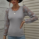 Women's Long Sleeve Round Neck Sweater
