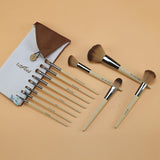 Lafeel Face and Eye Brush Set with Bag