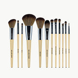 Lafeel Face and Eye Brush Set with Bag