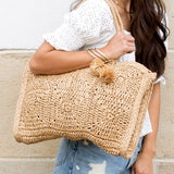 Straw Traveler Tote