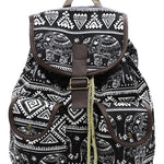 Cute Canvas Backpack Purse