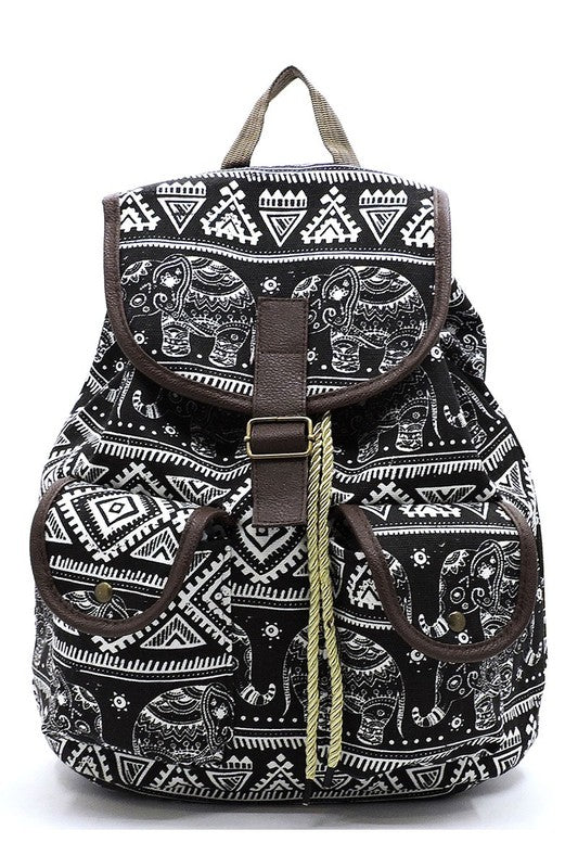 Cute Canvas Backpack Purse