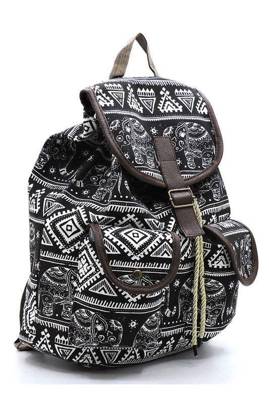 Cute Canvas Backpack Purse
