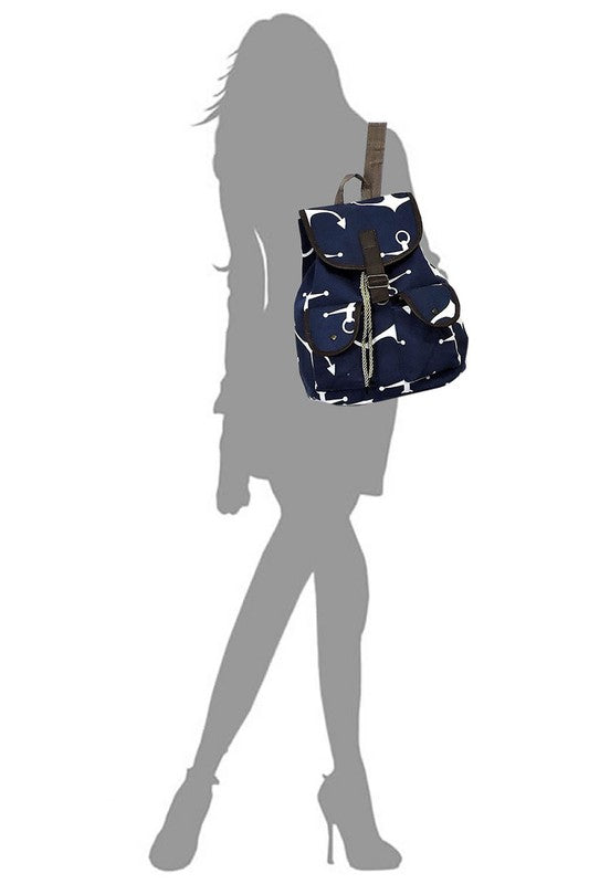 Cute Canvas Backpack Purse