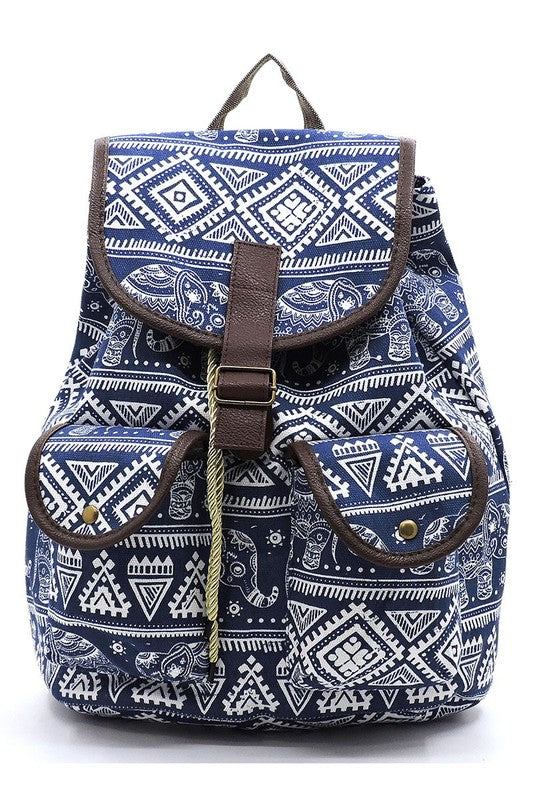 Cute Canvas Backpack Purse