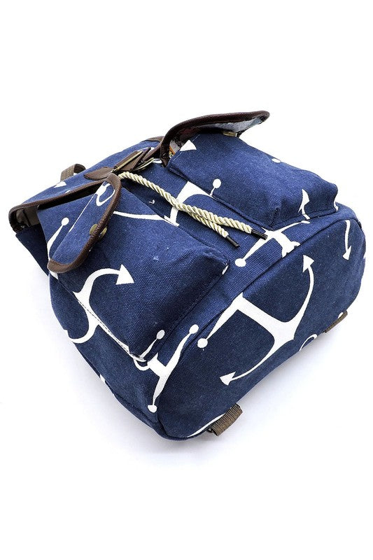 Cute Canvas Backpack Purse