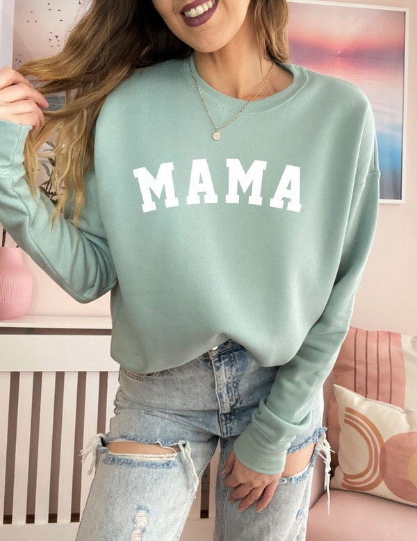 Varsity Font MAMA Sweatshirt