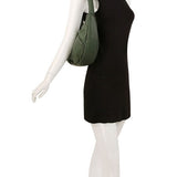 ecostitch Puffy Woven Hobo Shoulder Bag