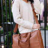 SIGNATURE TOTE CARRY ALL ON LAPTOP BAG