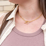 Luxe Paperclip Chain 20in