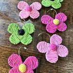 Round Glass Bead Drop Earrings