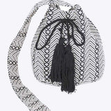 Aztec Jaquard Boho Swing Bucket Bag